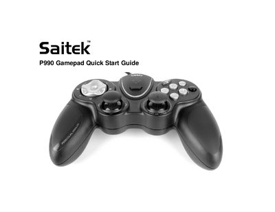 Saitek P990 Gamepad Quick Start Guide - cover page
