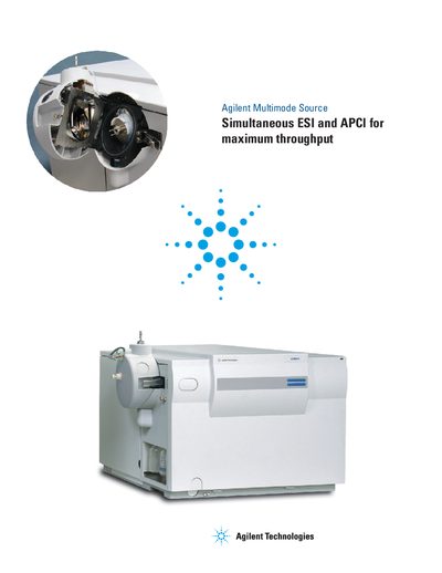 Agilent Multimode Source Product Leaflet - cover page