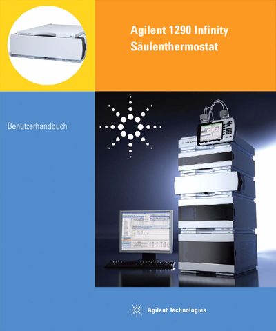 Agilent 1290 Infinity Column Thermostat User Manual - cover page