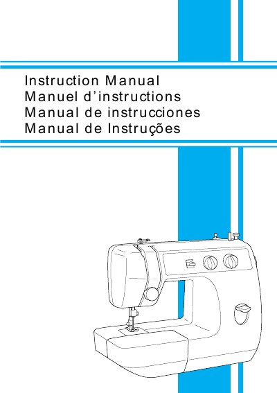 Singer Sewing Machine Instruction Manual - cover page
