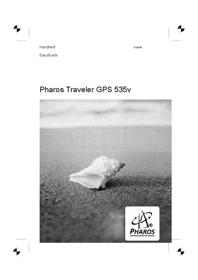 Pharos Traveler GPS 535v User Manual - cover page