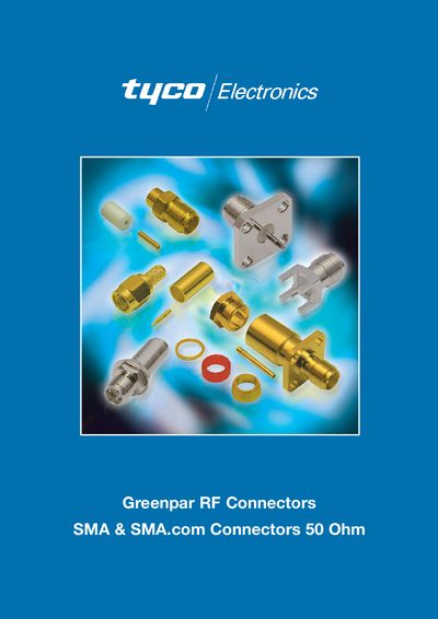 Tyco Greenpar RF Connectors Product Leaflet - cover page