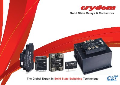 Crydom Solid State Relays & Contactors Catalog - cover page