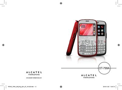 Alcatel OT-799A User Manual - cover page
