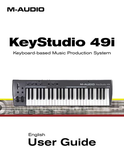 M-Audio KeyStudio 49i User Manual