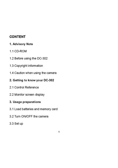 AgfaPhoto DC-302 User Manual - cover page