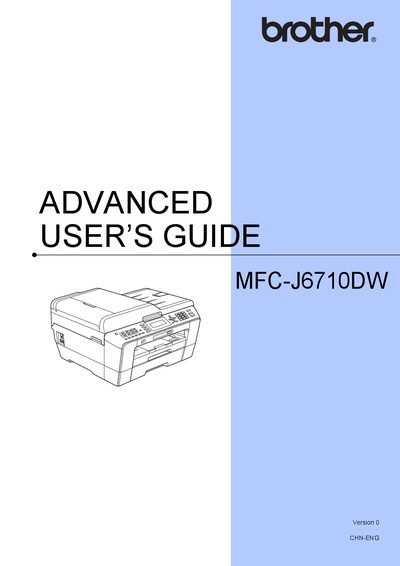 brother MFC0-J6710DW Manual(1) - cover page