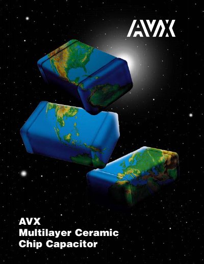 AVX Multilayer Ceramic Chip Capacitor Datasheet - cover page