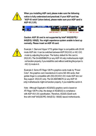Gigabyte GA-8GEM667K P4 Titan-DDR Motherboard User Manual - cover page