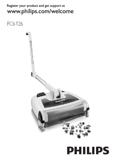 Philips FC6126 Sweeper User Manual - cover page
