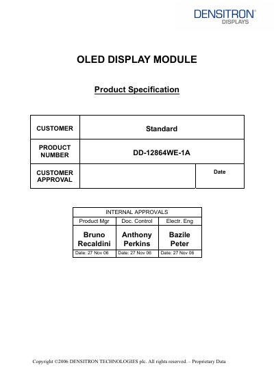 DENSITRON DD-12964WE-1A W3030 3 V Dual-Mode IF Cellular Receiver