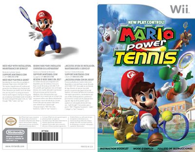 Nintendo Wii Power Tennis Instruction Manual
