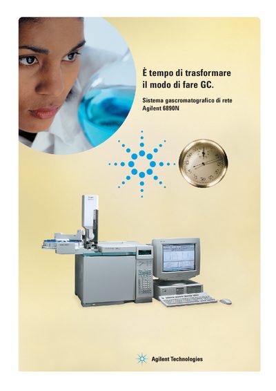 Agilent 6890N Network Gas Chromatography System Product Leaflet - cover page