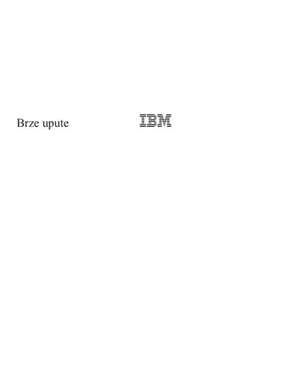 IBM 25P4043 Modem Quick Start Guide - cover page