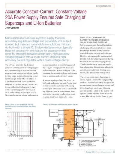 Linear Technology LT3741 Synchronous Buck Controller Datasheet - cover page