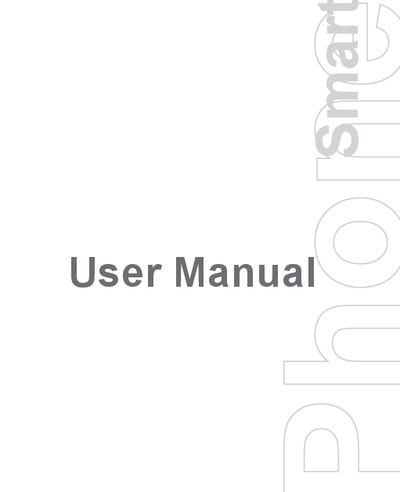 Smartphone User Manual - cover page