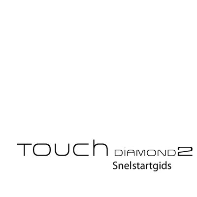 HTC Touch Diamond2 Quick Start Guide - cover page