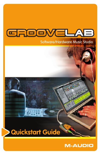 M-Audio GrooveLab Quick Start Guide - cover page