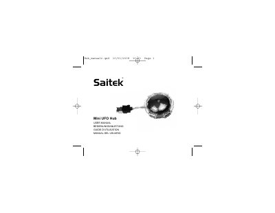 Saitek Mini UFO Hub User Manual - cover page