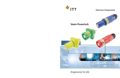 ITT Cannon Veam Powerlock Product Catalog - cover page