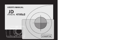 JENOPTIK JD4100z3 Zoom Camera User Manual - cover page