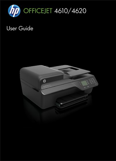 HP Officejet 4610/4620 All-in-One Printer User Guide