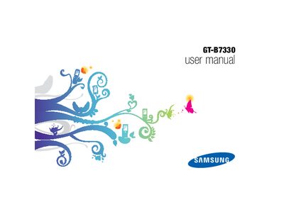 Samsung GT-B7330 User Manual - cover page