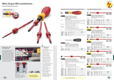 Wiha TorqueVario‑S VDE Torque Screwdriver Product Leaflet - cover page
