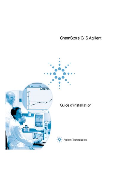 Agilent ChemStore C/S Installation Guide - cover page