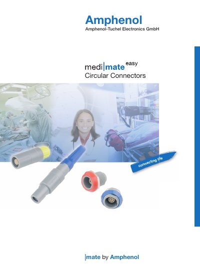 Amphenol Circular Connectors Selection Guide - cover page
