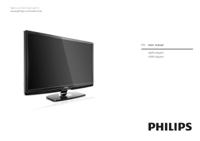 Philips 42PFL9664H User Manual - cover page