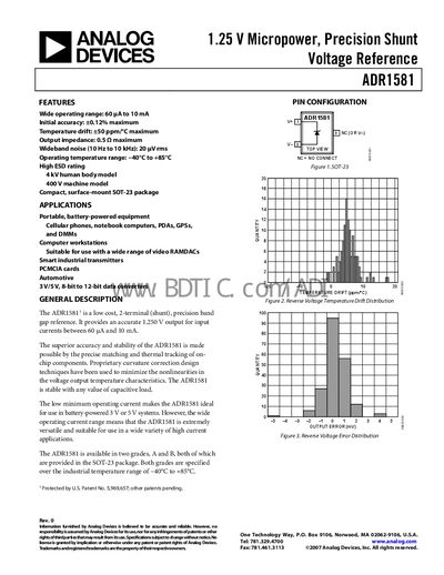 Analog Devices ADR1581 Handbook - cover page