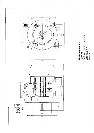 AC-Motoren FCPA 71 technology data - cover page