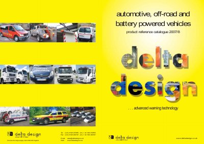 Delta Design 2007/8 Automotive Off-Road Battery Vehicles Product Reference Catalogue - cover page