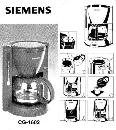 Siemens CG-1602 User Manual - cover page