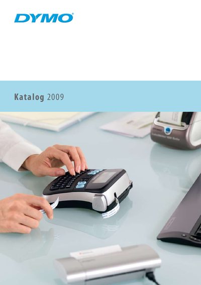 DYMO 2009 Product Catalog - cover page