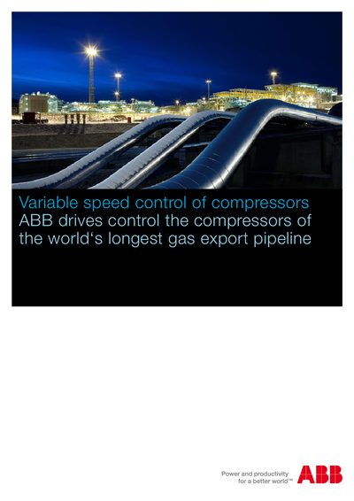 ABB MEGADRIVE-LCI Variable Speed Drive Product Leaflet - cover page