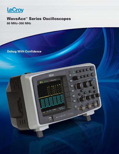 LeCroy WaveAce Series Oscilloscope Handbook - cover page