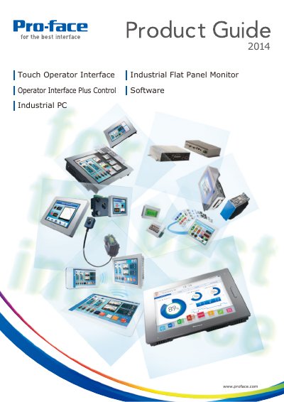 Pro-face SP5000 Series Smart Portal Product Catalog - cover page