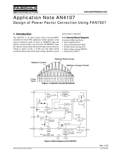 FAIRCHILD AN4107 Manual