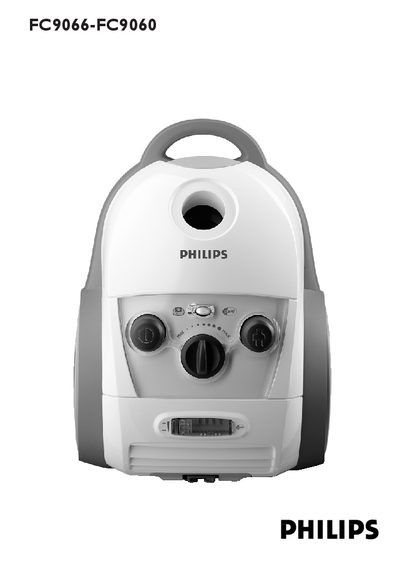 Philips FC9066/FC9060 Vacuum Cleaner User Manual - cover page