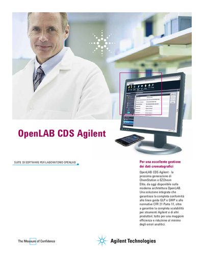 Agilent OpenLAB CDS Brochure - cover page