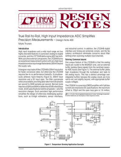 LINEAR dn400f handbook - cover page