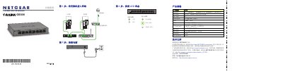 NETGEAR GS308 Gigabit Switch Installation Guide - cover page