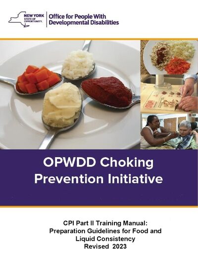 OPWDD Food and Liquid Consistency Preparation Guidelines Training Manual