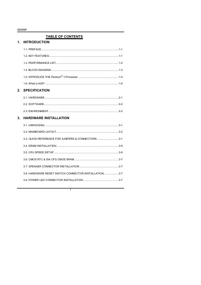 6EMMP Motherboard User Manual - cover page