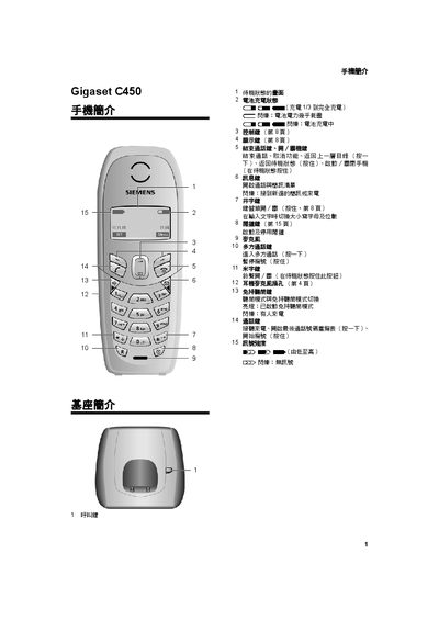 Gigaset C450 User Manual - cover page