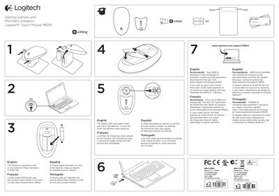 Logitech M600 Touch Mouse User Manual - cover page