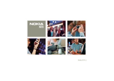 Nokia N70 User Manual - cover page