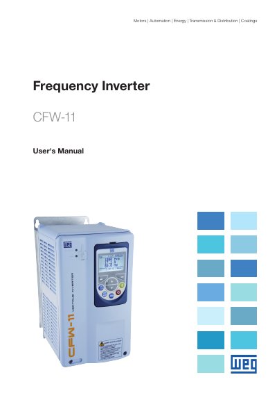 WEG CFW-11 Frequency Inverter User Manual